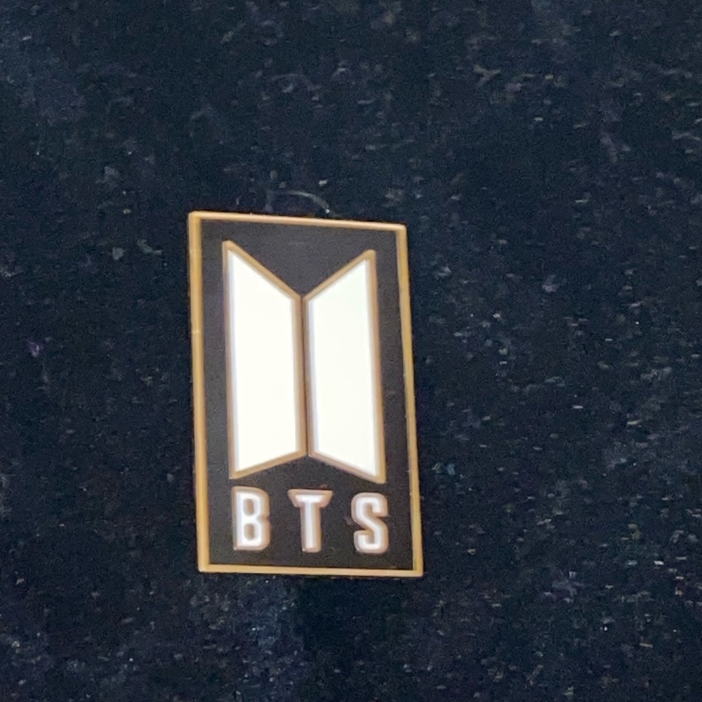 BTS logo lapel pin. NWOT